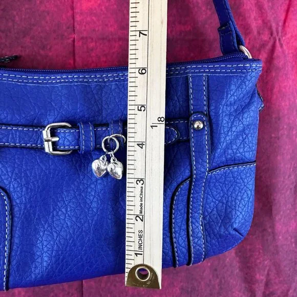 ROSETTI WOMEN PURSE HANDBAG SHOULDER NAVY BLUE 3 POCKET WITH ZIPPER SMALL - Picture 14 of 14